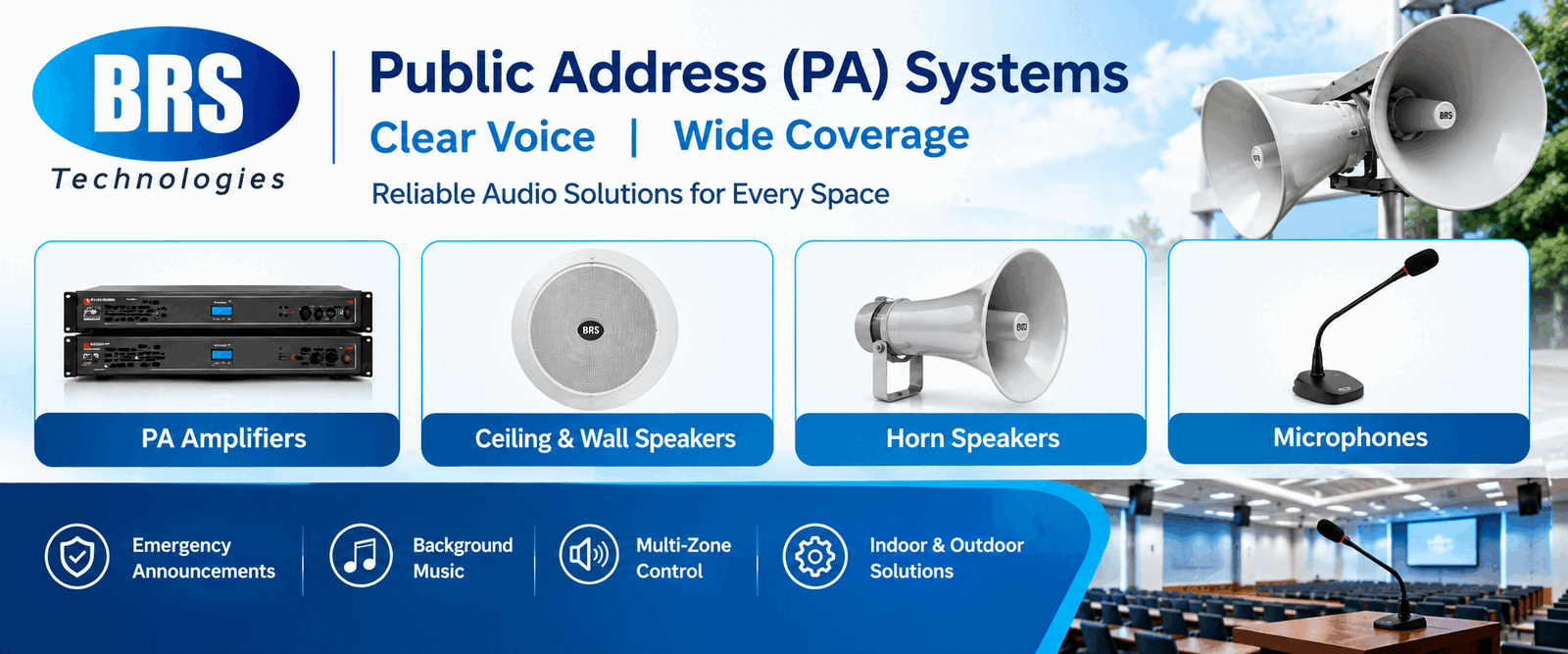 Public Address (PA) Systems